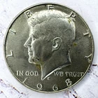 1968 D Kennedy 40% Silver Half Dollar