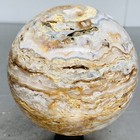 Natural thousand-layer agate crystal ball healing 2760G (6.08LB) — photo 6
