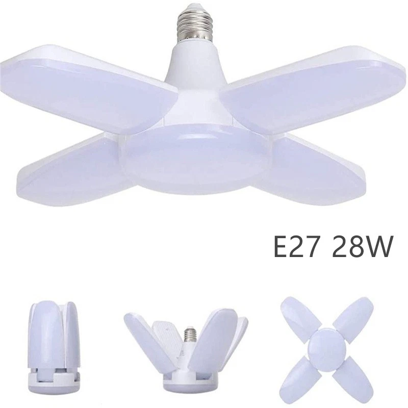 E27 Fan Shape LED Bulb AC220V 28W Foldable Led Light Bulb For Home Living Room - Bild 1 von 4