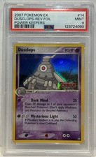 2007 Pokemon Ex Dusclops Reverse Holo Foil Power Keepers PSA 9 Mint