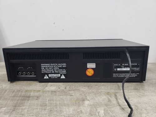 *VER VIDEO* -Funciona-De colección Denon DR-M22 3 cabezales Cassette Tape Deck/Reproductor - Imagen 10 de 15