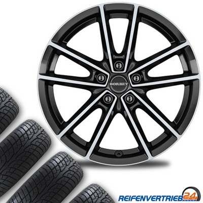 4x Alu Ganzjahresreifen Kompletträder für VW Golf Plus Reifen 225/45R17 Michelin
