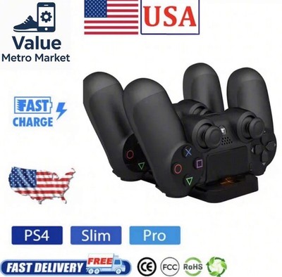 DualShock 4 Charging Station Dock for PS4, Slim, and Pro   FREE SHIPPING
