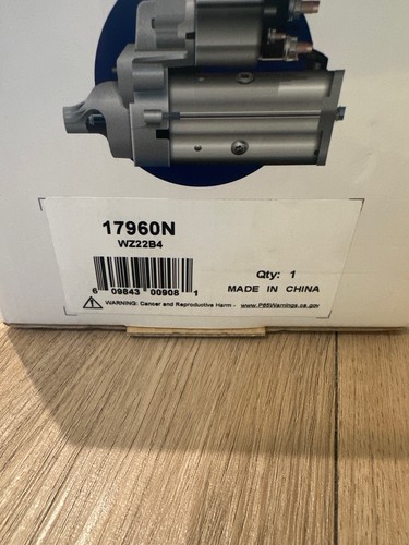 Brand New WAI Brand Starter Motor WAI 17960N - Picture 2 of 13