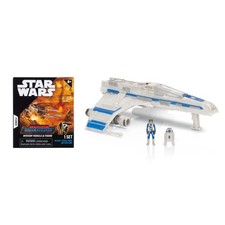 Star Wars Micro Galaxy Squadron Lt. Callahan   s E-wing Mystery Bundle - 5-Inch...