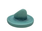 Vintage Van Briggle Art Pottery Turquoise Blue Cowboy Hat Trinket Dish 5.5"