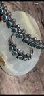 Sterling Silver & Turquoise Native American RING & BRACELET SET Vintage Navajo