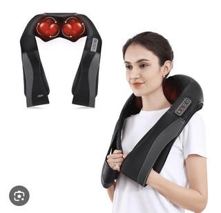 Shiatsu Neck and Shoulder Massager Heated Back Massager U Shape Deep Kneading