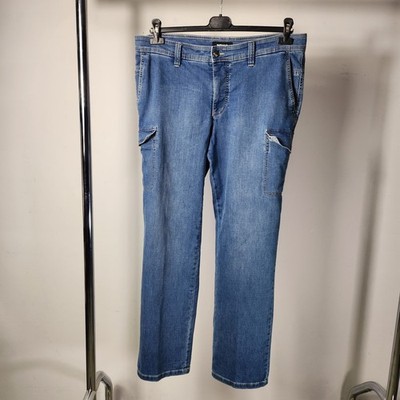 Walbusch Jeans Herren Gr 25 Kurzgröße 50 blau Sicherheits Taschen