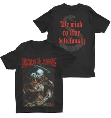 Cradle Of Filth   To Live Deliciously Graphic Tee