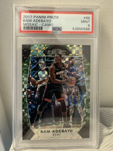Bam Adebayo [Camo] #86 2017 Panini Prizm Mosaic card