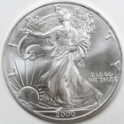 2000 American Silver Eagle (BU) - AUTHENTIC - In a Capsule to Protect It!