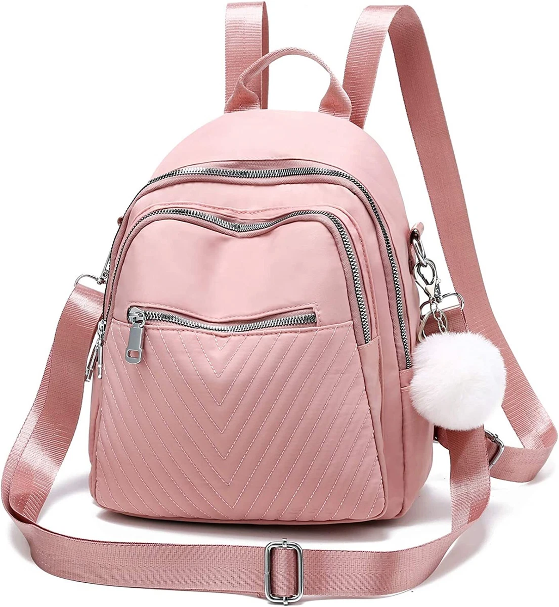 Leisure Small Black Mini Bag PU Simple Girl Backpack, Fashion Backpacks