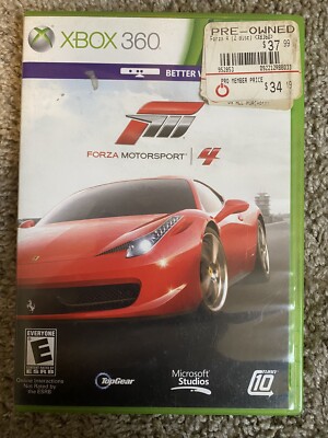 Forza Motorsport 4 (Microsoft Xbox 360, 2011) COMPLETE CIB