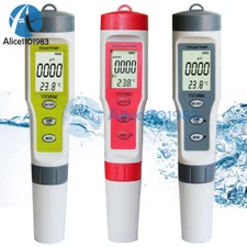 Digital PH/EC/TDS/TEMP Tester Water Quality Monitor Water pH Tester