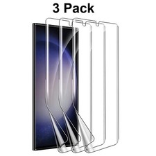 3-Pack New Hydrogel Screen ProtectorCover Film For Samsung Galaxy S23 Ultra Plus