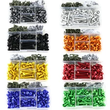 CNC Complete Fairing Bolts Kit Bodywork Screws Fasteners Nuts Fit For Kawasaki