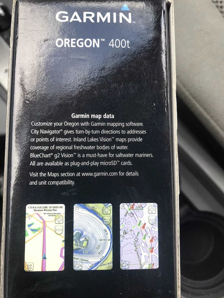 Garmin OREGON 400t GPS Bundle 2Gb MicroSD Card Belt Clip Manuals Free Shipping - Image 3 of 4