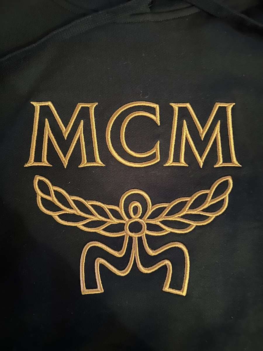 MCM Embroidered Logo Hoodie Sweatshirt - Medium - BRAND NEW WITH TAGS!