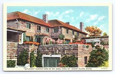 Postcard Skylands Summer Home of Edsel Ford, Mt. Desert Island Maine ME