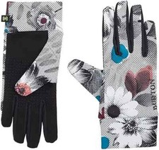 BURTON ' KIDS ' TOUCH N GO GLOVE LINER ' FLORAL ' MEDIUM - ALL SEASON