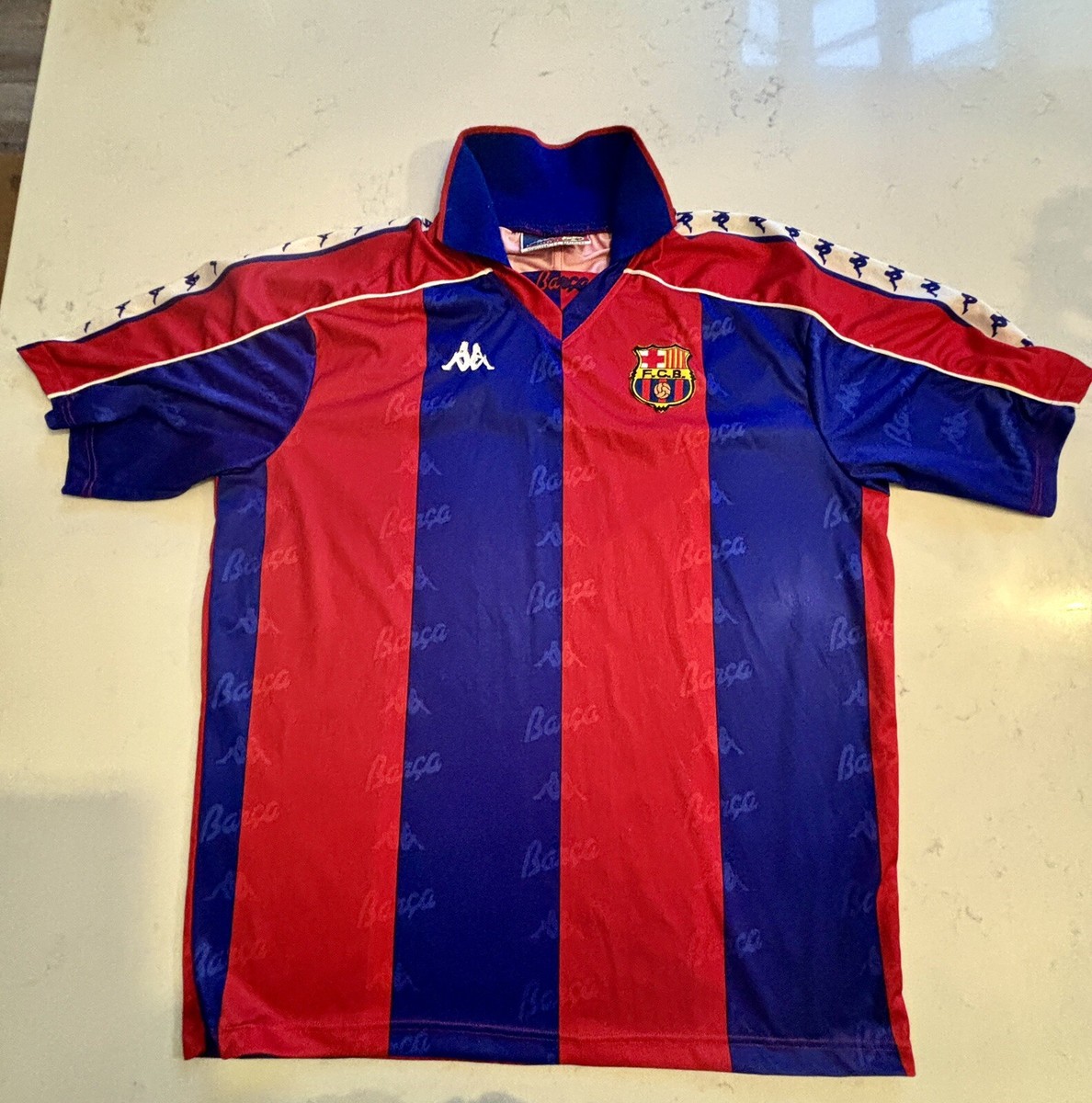 Barcelona 1992/1995 Home Football Shirt Kappa Original Rare
