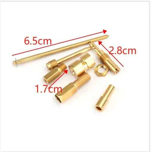 38mm Motorcycle Carburetor Repair Rebuild Kit For PWK KEIHIN OKO Spare Jets T8 - Image 3 of 4