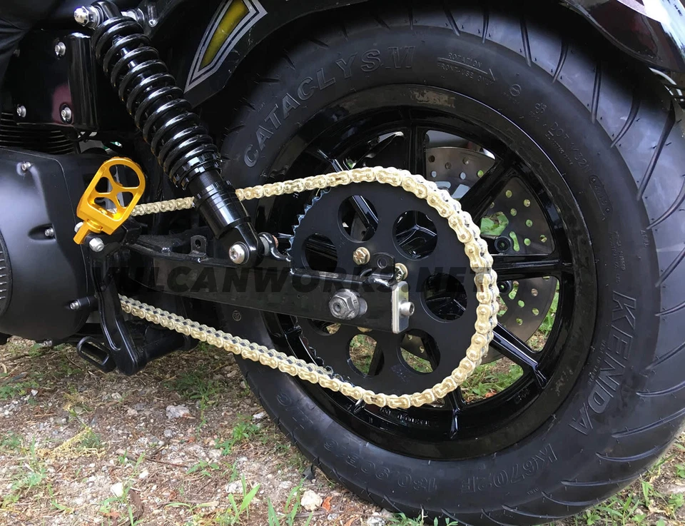 Rear Sprocket 53T Black PowderCoat Harley-Davidson Softail XL Dyna FXR - Image 3 of 3