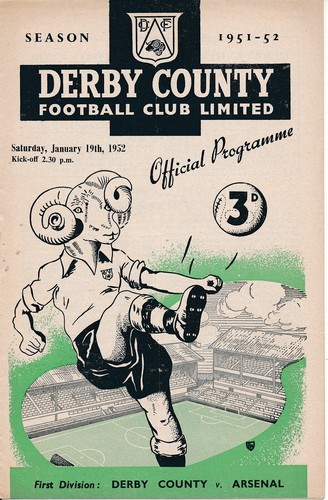 Programme De Foot Tottenham Hotspur Vs Arsenal – Saison 1951/1952 – Collection