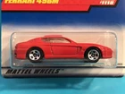 Hot Wheels 1999 Official Licensed Ferrari 456M  Red Vintage Carded