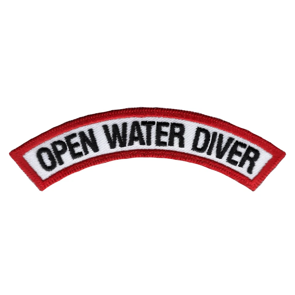 OPEN WATER DIVER CHEVRON - SCUBA DIVING iron-on PATCH embroidered applique