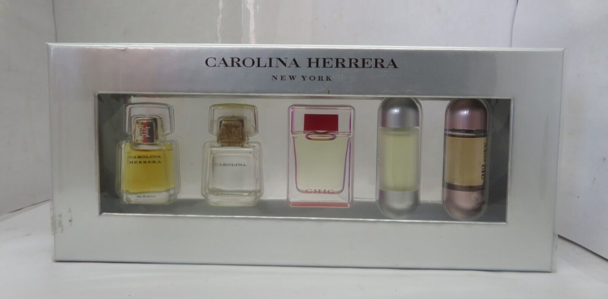 CAROLINA HERRERA MINI SET: 4 X VARIETY PACK EAU DE TOILETTE/PARFUM