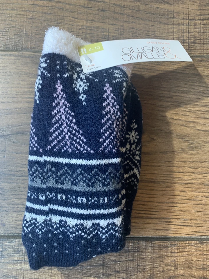 Calcetines para mujer Gilligan & O'Malley polar talla 4-10 3 pares de calcetines, NUEVOS, 1020 Foto 2 de 4