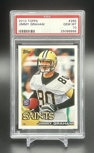 2010 Topps Jimmy Graham Rookie Rc PSA 10 Saints Bears