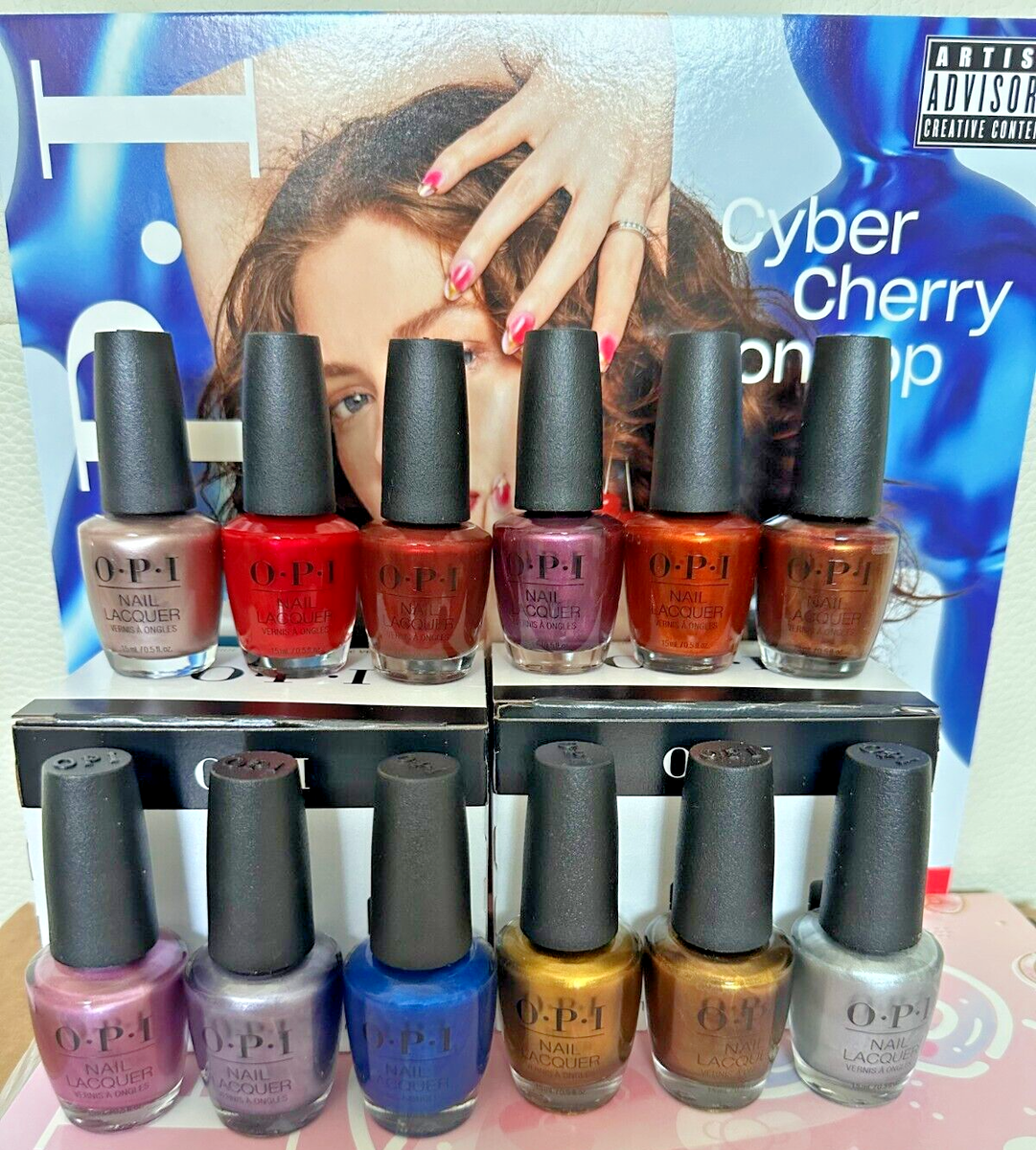 OPI Nail Lacquer - Metallic Mega Mix Collection 12 Colors| Fall