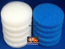 5 x Filtervlies + 5 x Matte 130 mm Ø passennd für Eheim Ecco 2213 Classic 250