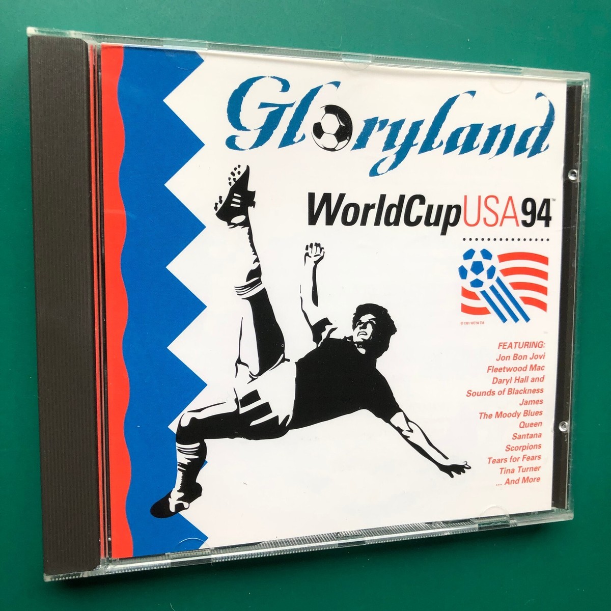 GLORYLAND (World Cup USA 94) Rock CD Football Soccer Scorpions