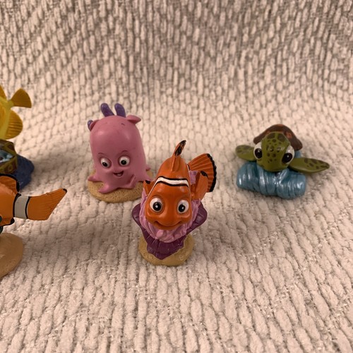 Lot Of 7 Disney Pixar Finding Nemo PVC Figure Cake Topper Dory Ocean Sea Animals - Picture 5 of 12