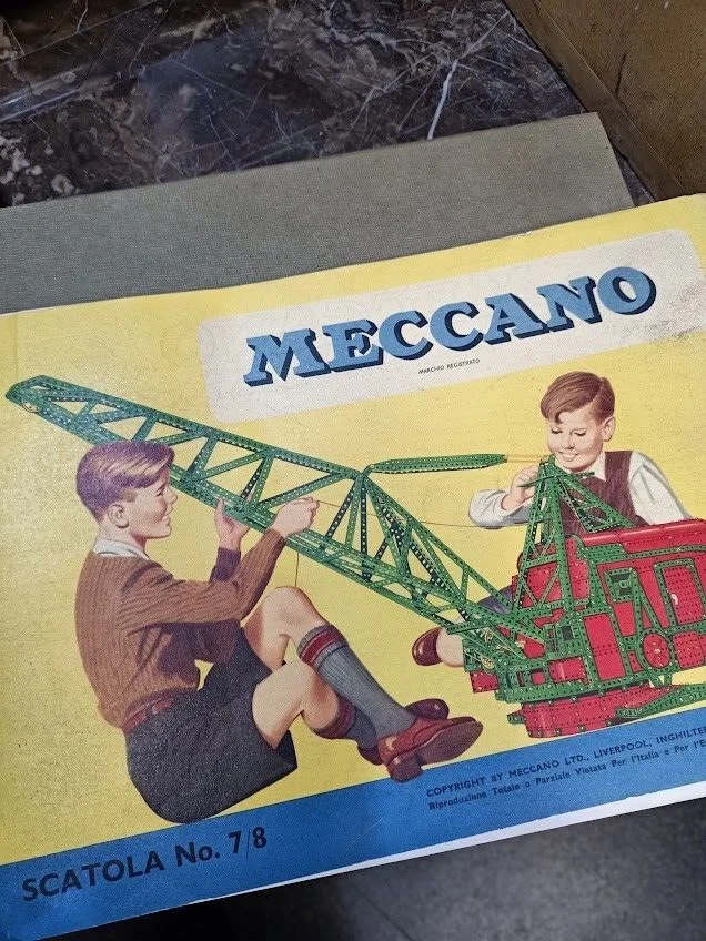 Vintage Meccano Set No. 10 in 4 Drawer Cabinet Outfit 1960s