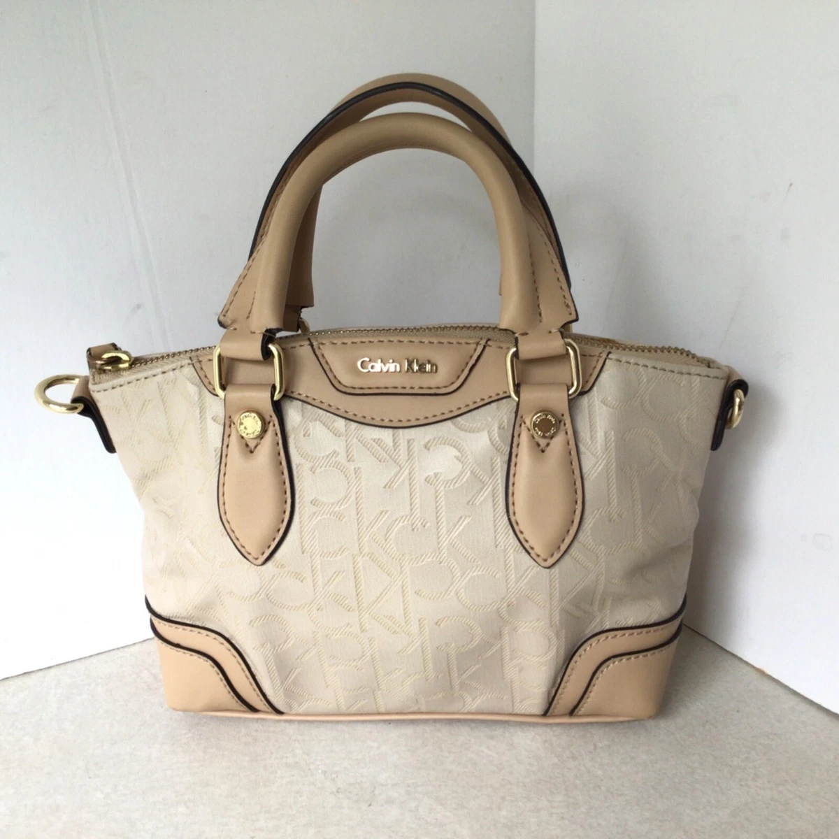 Calvin klein hotsell small satchel