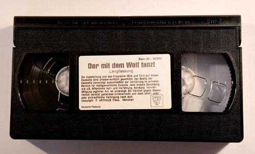 Der mit dem Wolf tanzt - Langfassung - 4 Std. - Deutsch - 1990 - VHS Kassette - Bild 5 von 7