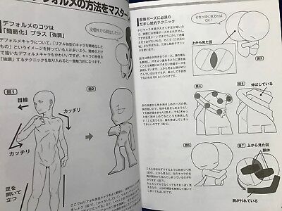 Super Deform Pose Collection Boy Men's Character How to Draw Manga CD-ROM  Japan