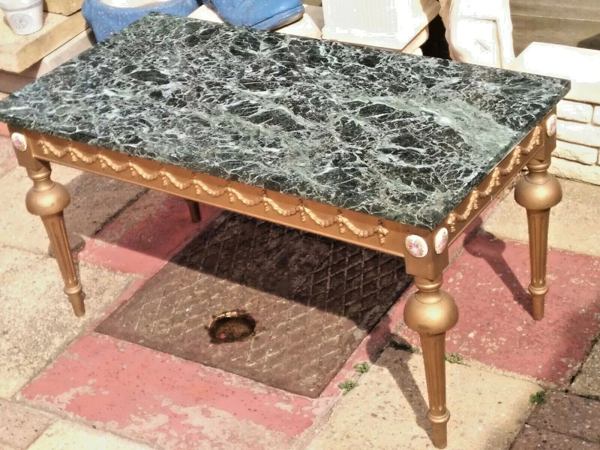 Vintage marble top table deals