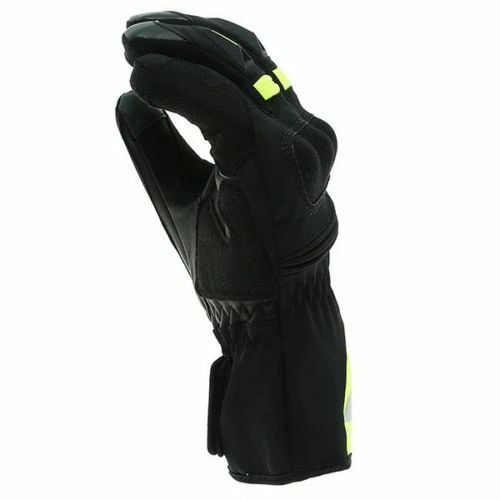 Spidi Alu Pro WP Motorcycle Waterproof Breathable Leather Gloves Black/Yellow - Image 4 of 4