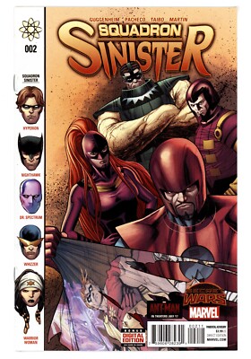Squadron Sinister #2 NM 9.4 2015 Carlos Pacheco Cover