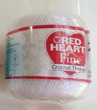 Red Heart Fine Crochet Thread Size 20 Color 2...