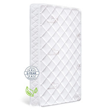 Premium Crib  Toddler Mattress,100 Knitted Fabric, Premium Fleece Surface-Hypo