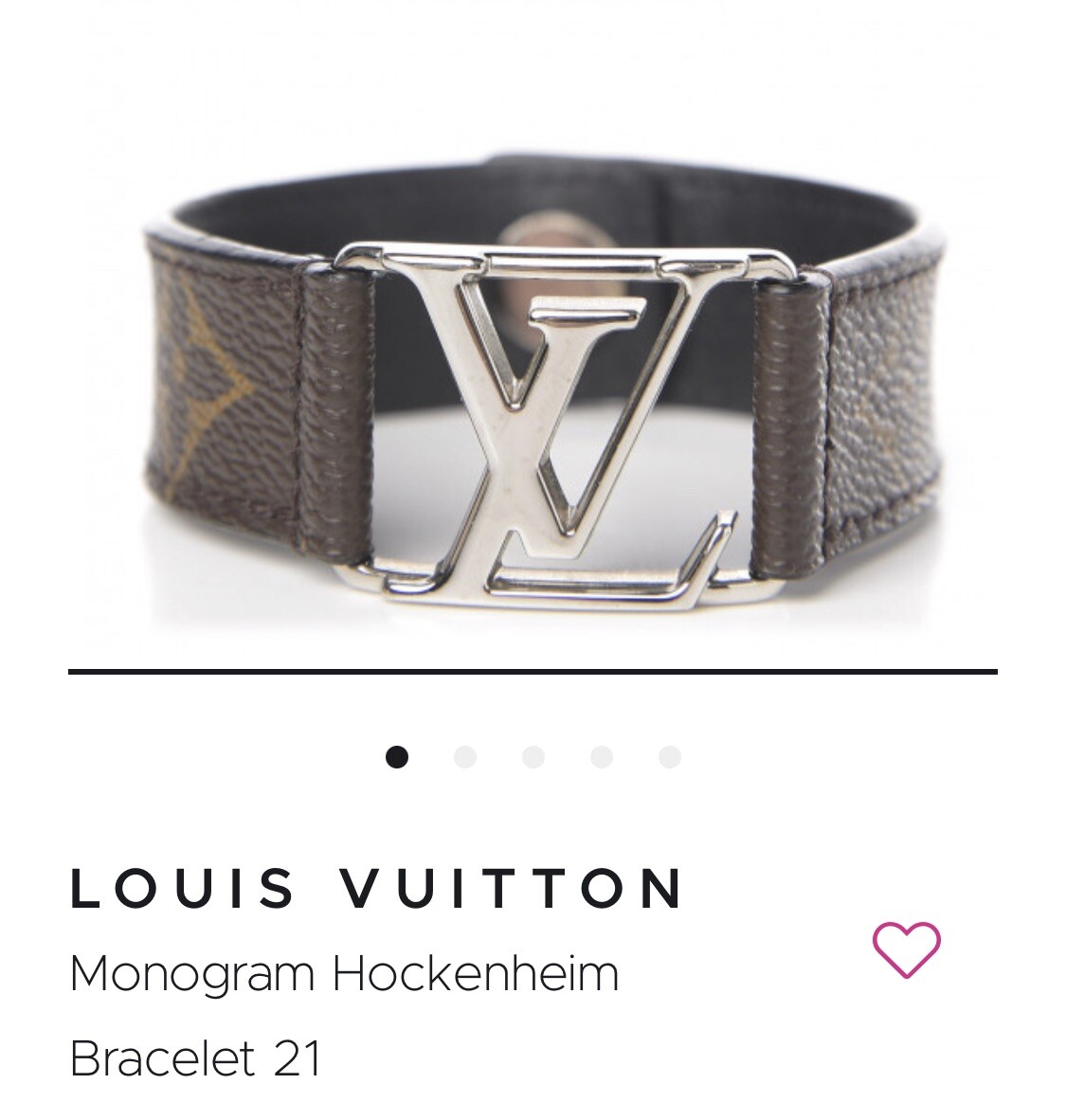 LOUIS VUITTON ブラスレ・ホッケンハイム Hockenheim Bracelet Monogram Eclipse Canvas - Men - Fashion