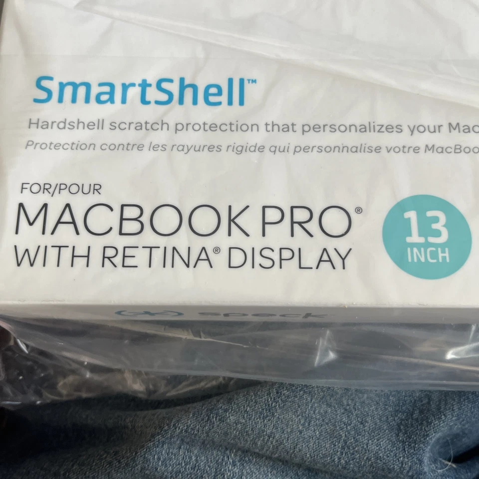 Estuche transparente Speck SmartShell Macbook Pro Retina 13 pulgadas azul Mykonos Foto 3 de 4