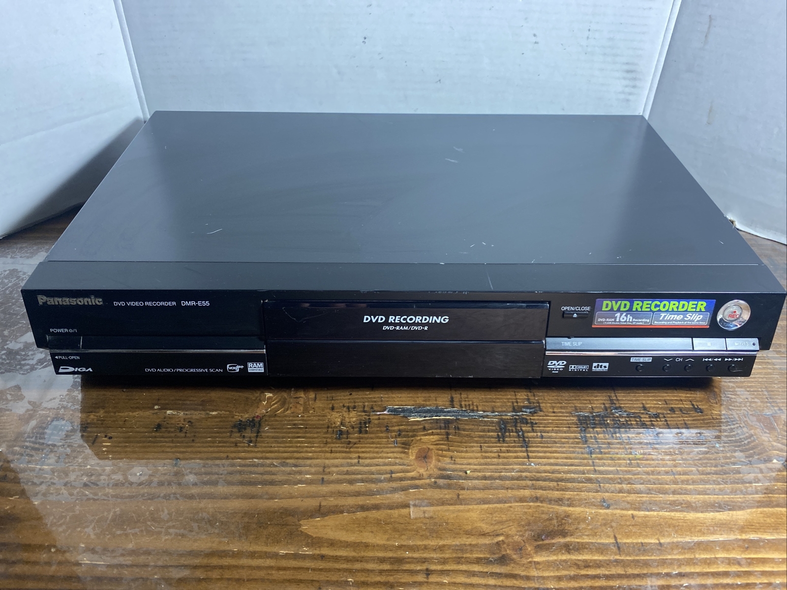 Panasonic DMRE55 DVD Video Recorder DVDRAM DVDR Progressive Scan NO